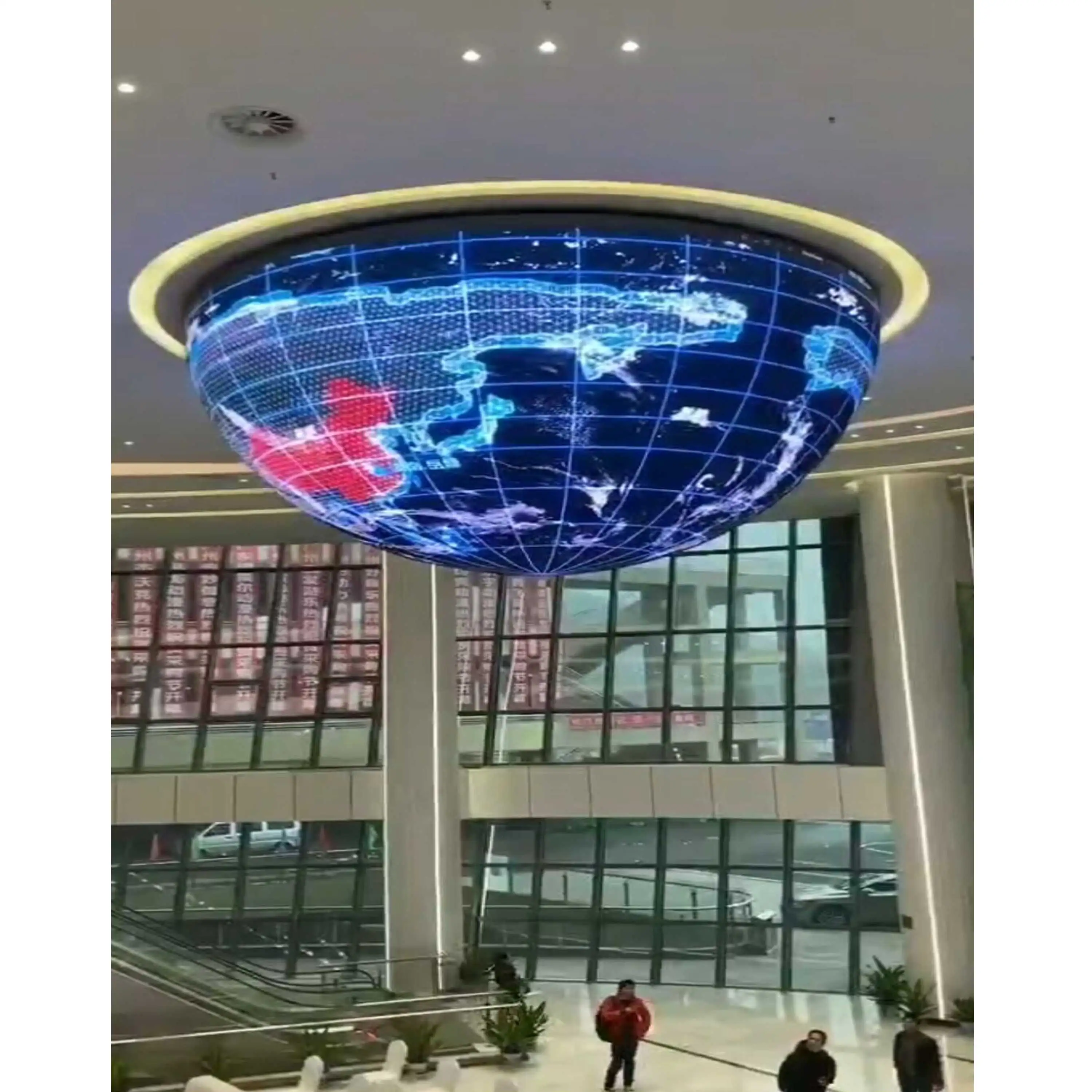 P2.5 LED Display Sector Half Round Full Color  Indoor Advertising Screen P1.875 P2 P2.604 P3 P4 P6 P7.62 P10 P3.9