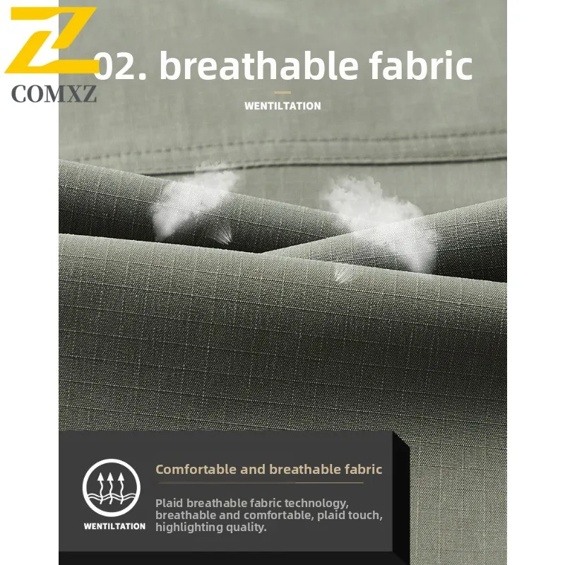 EIAO بنطال البضائع التكتيكية للرجال خفيف الوزن وسريع الجفاف للمشي لمسافات طويلة مع جيوب متعددة للملابس الحضرية الخارجية 2025 #4