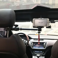 Car Headrest Clamp Mount + Tripod Adapter for GoPro Video Camera, Camcorders, DV Smartphones SJCAM 456000 Xiao mi yi Accessories