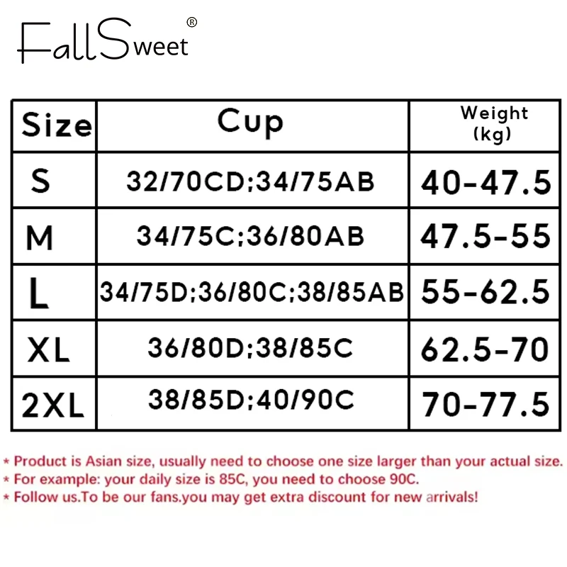 Fallsweet 4PCS Wire-Free Front Closure Bra for Women Solid Full Coverage Fixed Cup Comfortable Brassiere for Middle-Aged Mom #6