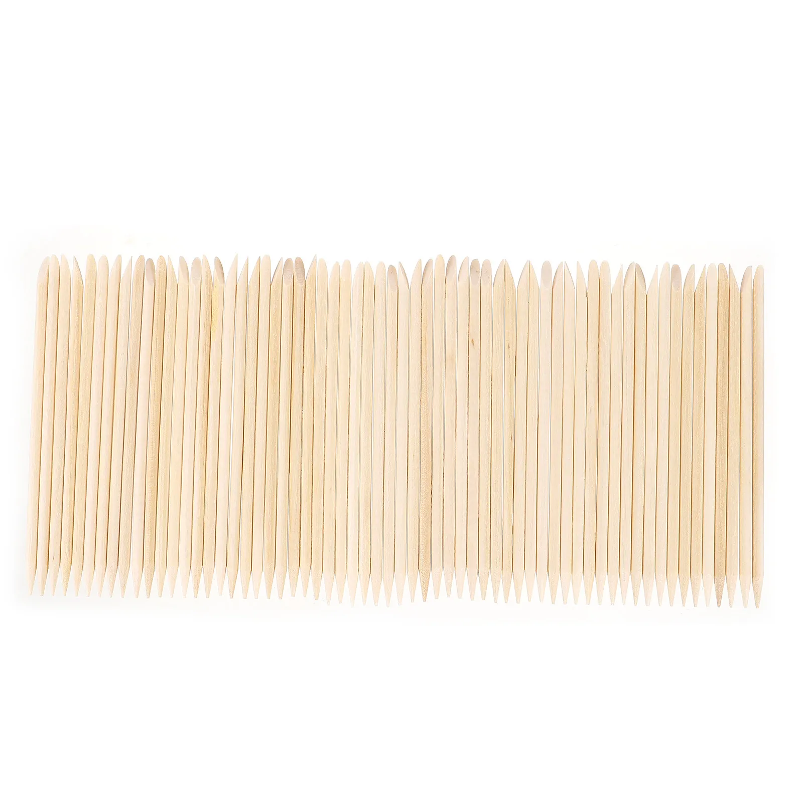 200pcs Orange Wood Cuticle Sticks Dual Tip Manicure Tool For Nail Art Gel Polish Removal Push Back Dead Skin Wooden Nail Care view 6