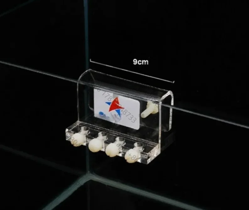 1 piece acrylic aquarium dosing pump hose tube holder 4/6/8 hole burette tube rack hanging bracket mount for fish tank