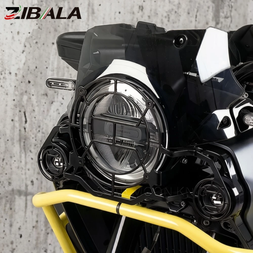 

For Husqvarna Norden 901 Norden901 2022 2023 2024 2025 2026 Headlight Grille Shield Guard Head light Cover Spotlights Protection