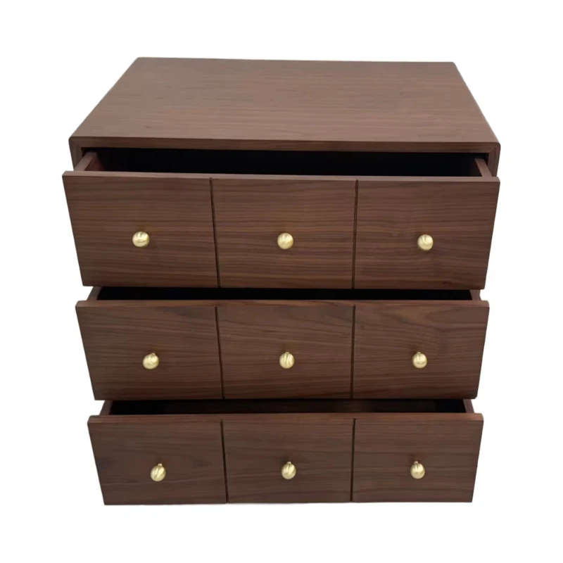 

High-end luxury bedside table Elegant bedside table Wooden bedside table