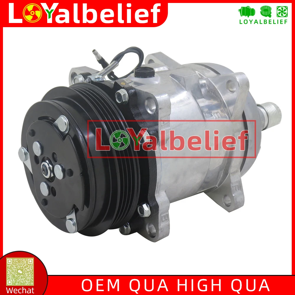 

5H11 Air Conditioning Ac Compressor For Bobcat Skidsteer Loader 7023585 7279139 7363374