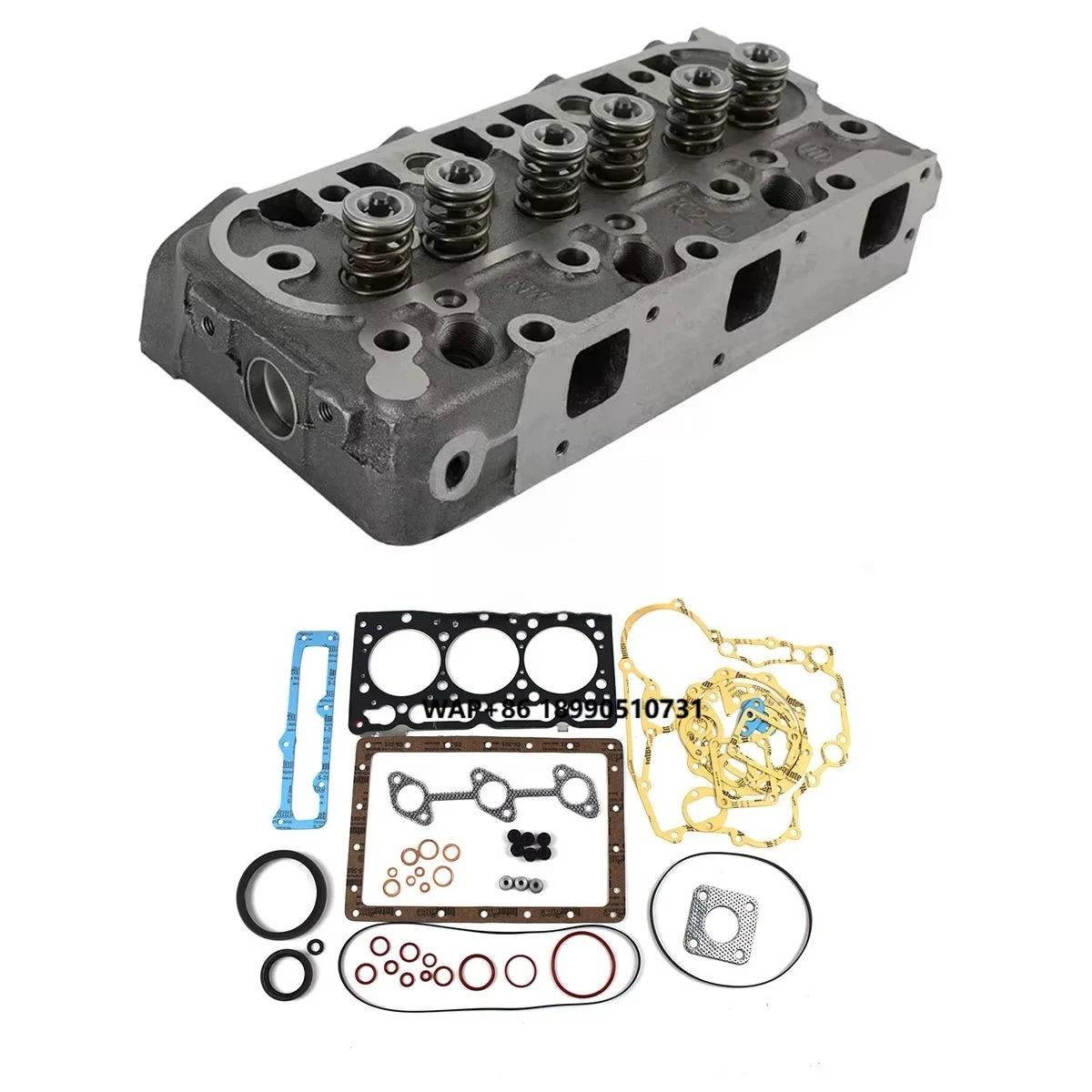 

For Kubota Engine D1105 Complete Cylinder Head with Full Gasket Kit