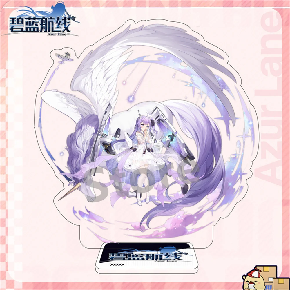 Game Charm version Azur Lane Acrylic Stand Model Cosplay Characters Ornament Accessories Goods Collection Gifts 15cm