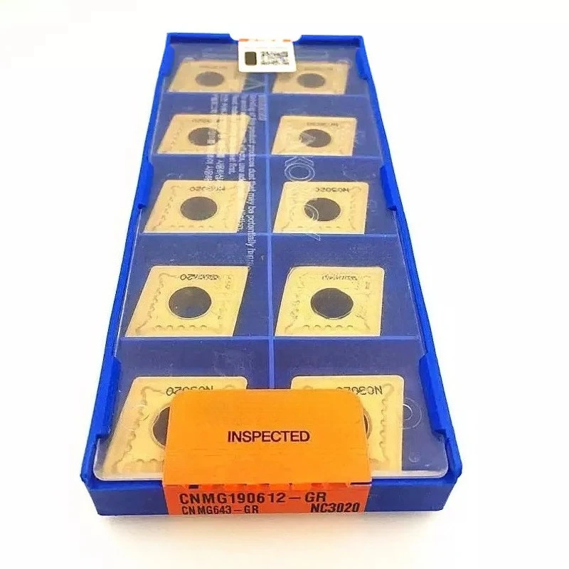 

100% оригинальные корейские твердосплавные вставки с ЧПУ CNMG190612 CNMG190612-GR GR NC3030 NC3020 NC500H NC3225