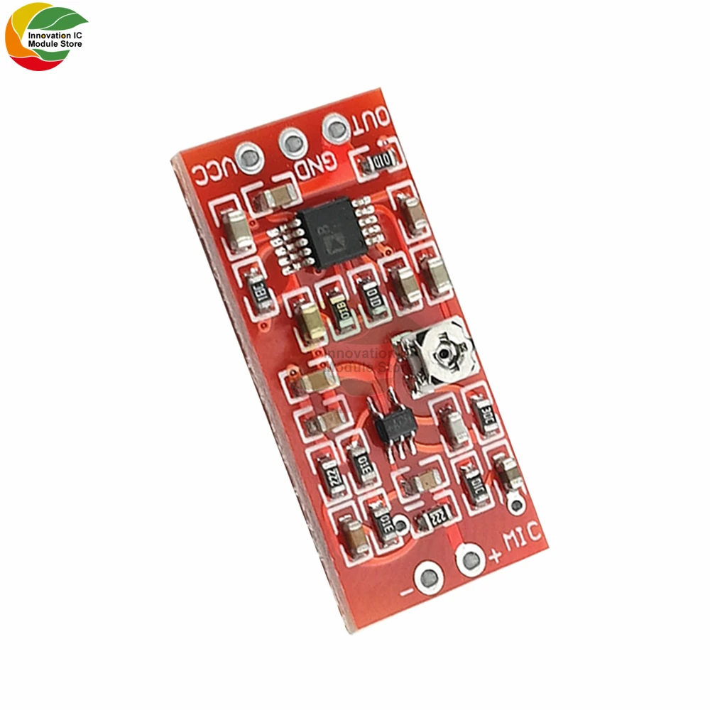 MAX4466 Electret Microphone Amplifier Board Pickup Module With SSM2167 Voice Compression Amplifier Module