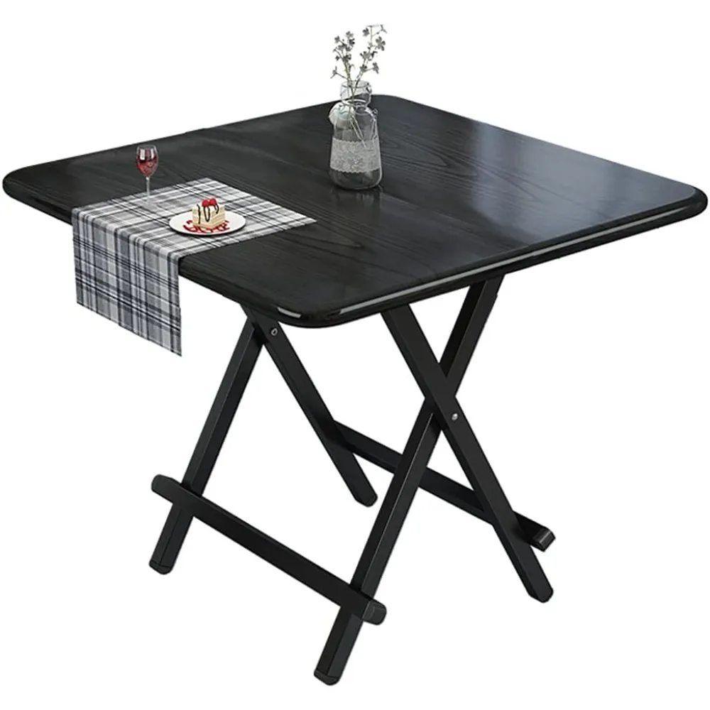 Portable Foldable Dining Table Kitchen Table Space Saving Drop Leaf Dinner Table