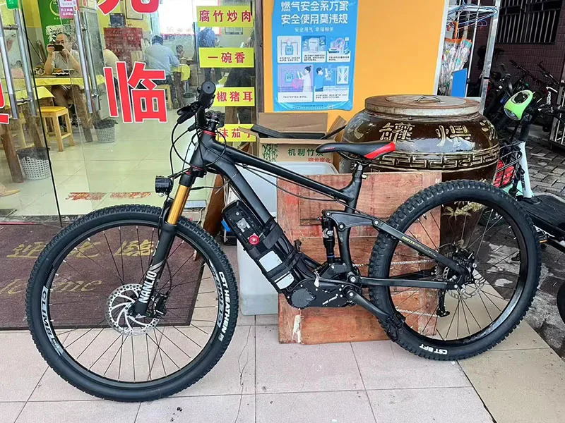 Full Suspension Bicycle Frame, Aluminum Alloy, for E-Bike Soft Trail, 4 Links, MTB Enduro, AM, DH Downhill, 135x10mm - view 6