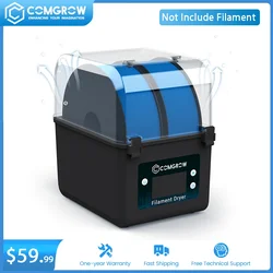 COMGROW-Caja secadora de filamentos, deshidratador de almacenamiento para piezas de impresora 3D, PLA,ABS,PETG,TPU, seguridad de nailon, resistente a la humedad