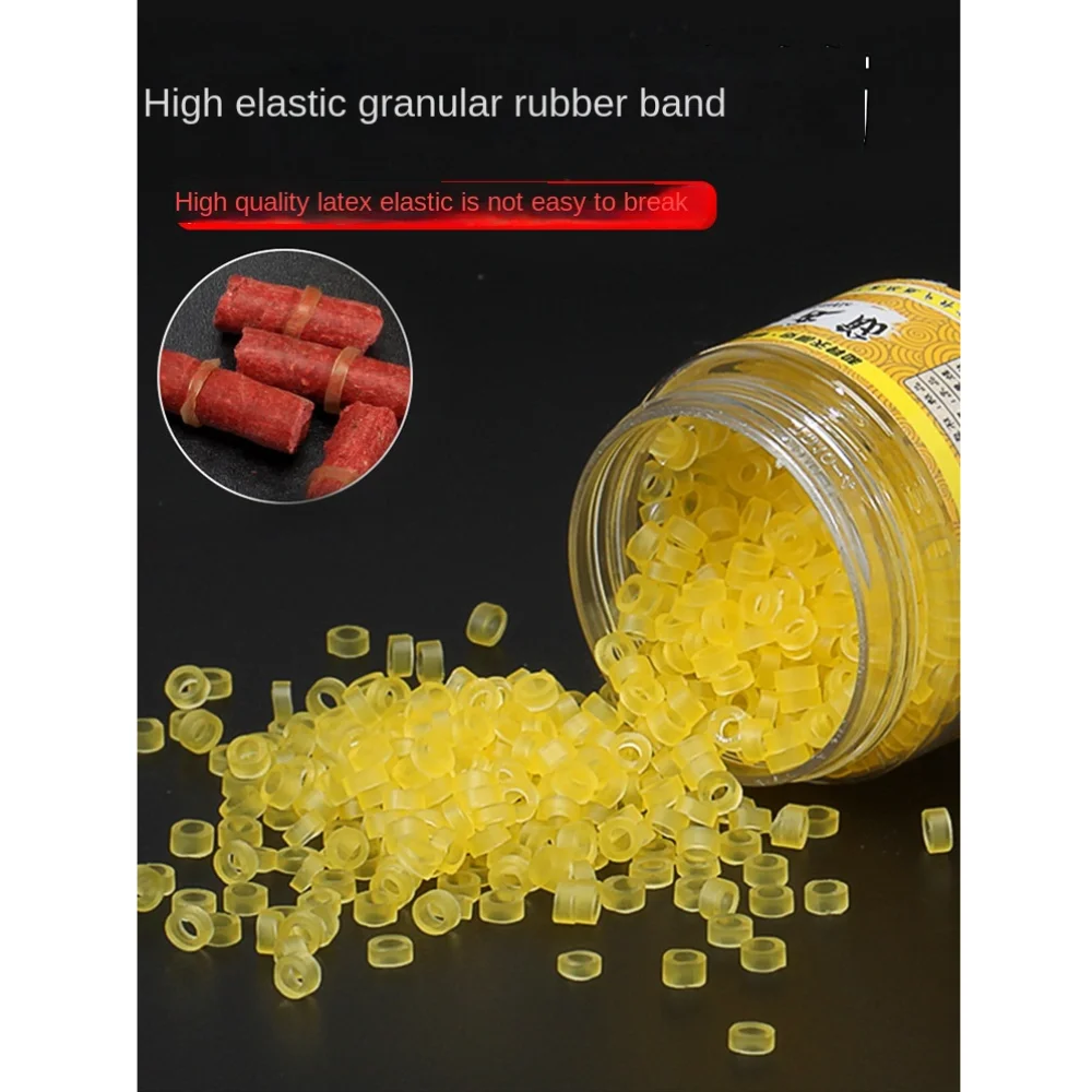 2024 Bloodworm Bait Red Fish Tackle Rubber Bands Artificial Portable Bloodworm Bait Granulator Practical Durable Red insect clip