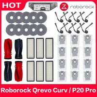 Roborock Qrevo Curv / P20 Pro Spare Parts Main Roller Side Brush Hepa Filter Mop Cloth Dust Bag robot vacuum cleaner Accessories