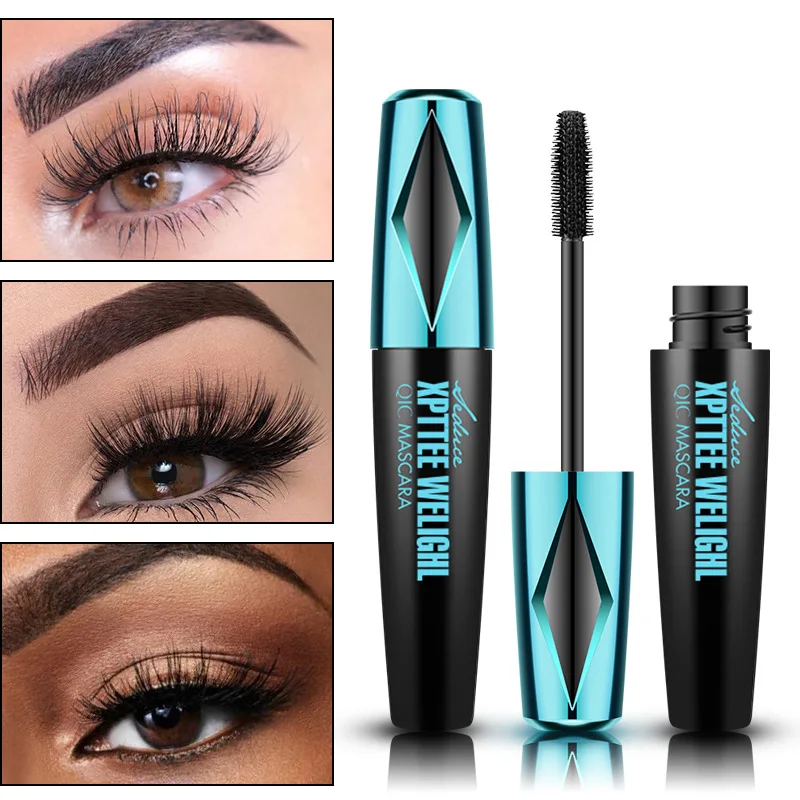 QIC Waterproof Mascara Lengthening Thick Curly Natural Eyelash Mascara 24h Lasting No Fading Fashion Hot Selling 4D Mascara 10ml