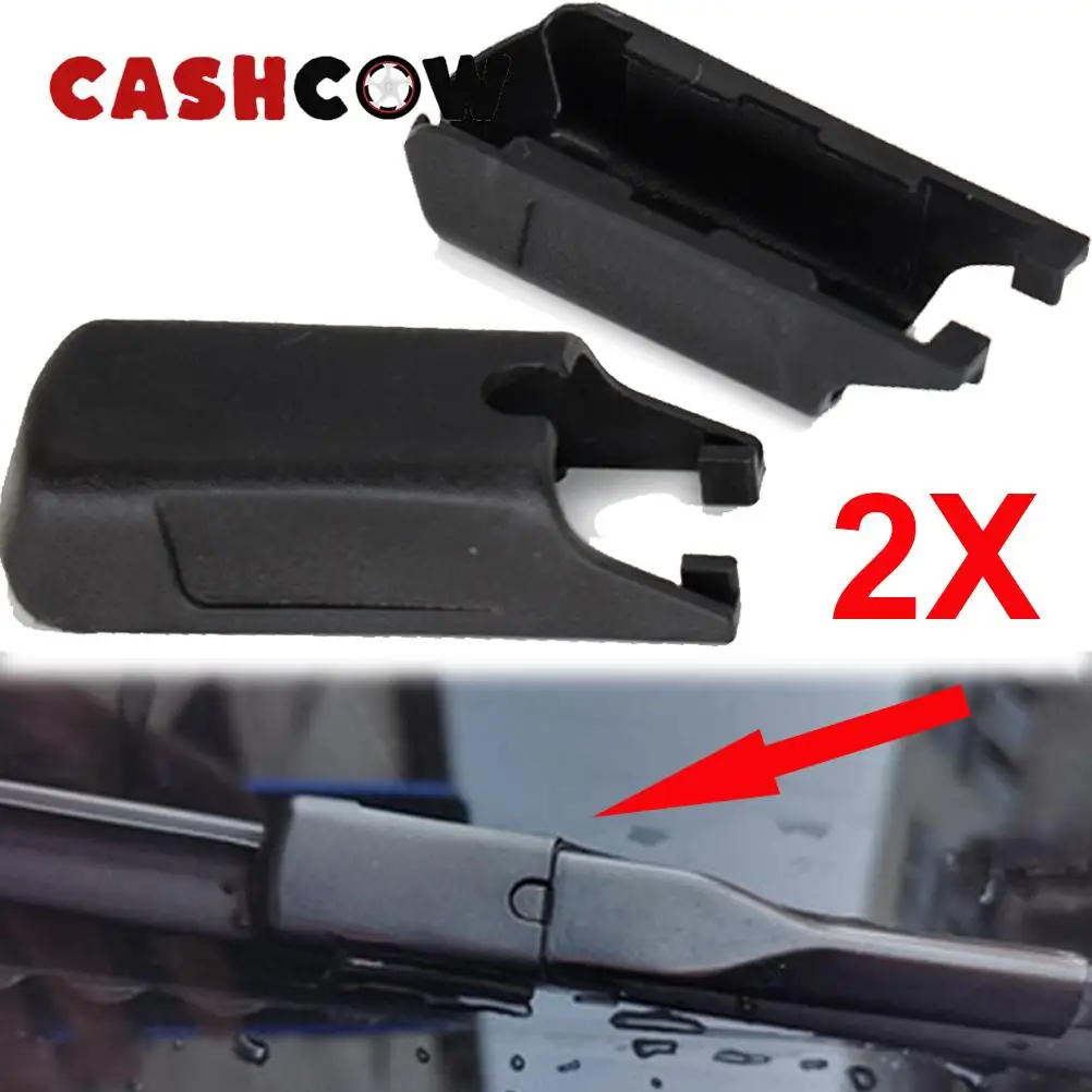 CASHCOW 2Pcs/set Front Windscreen Wiper Arm Cover Cap Clips Fitting Part For Mercedes Benz Newer Style Tab Pinch Car Replacement