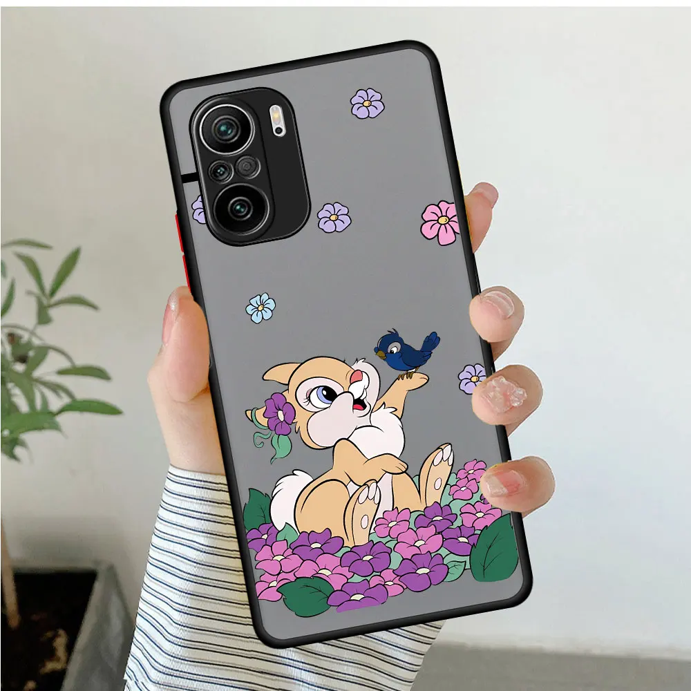 Disney Bambi Friends Thumper phone cases for Redmi Note 11 13 Pro 5G 9 10 4G 12 Pro Plus 8 10s 7 K40 9S 8T 12S 11S Cover Frosted