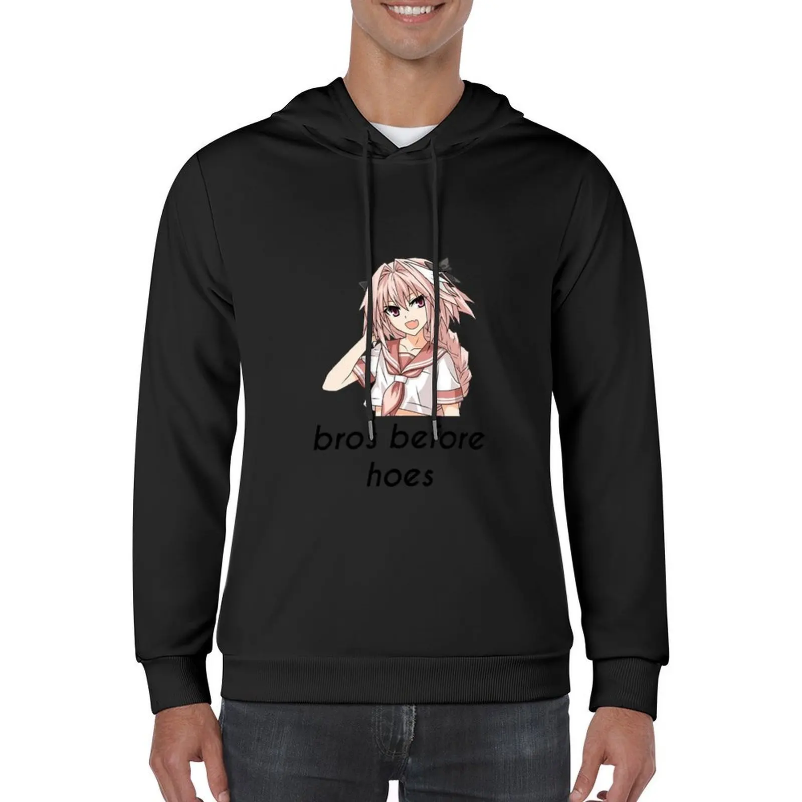 Astolof Bros Before Hoes Trap Meme Hoodie men clothes male clothes autumn men's sweat-shirt set hoodie graphic