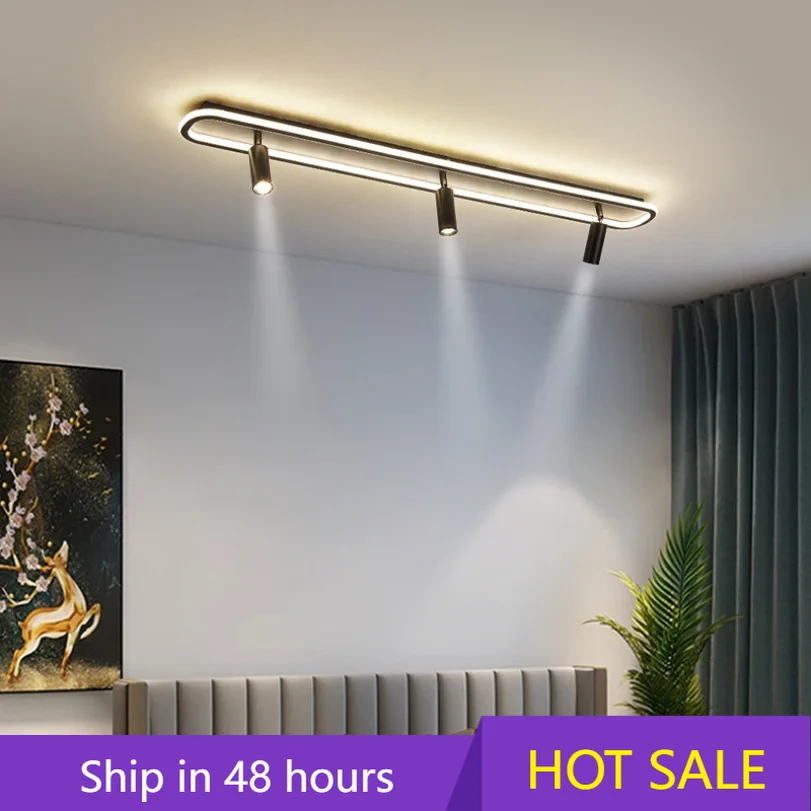 

Minimalist Led Spotlight Ceiling Lamp for Bedroom Entrance Decoration Remote Control Home Indoor Aisel Corridor Light Lighting