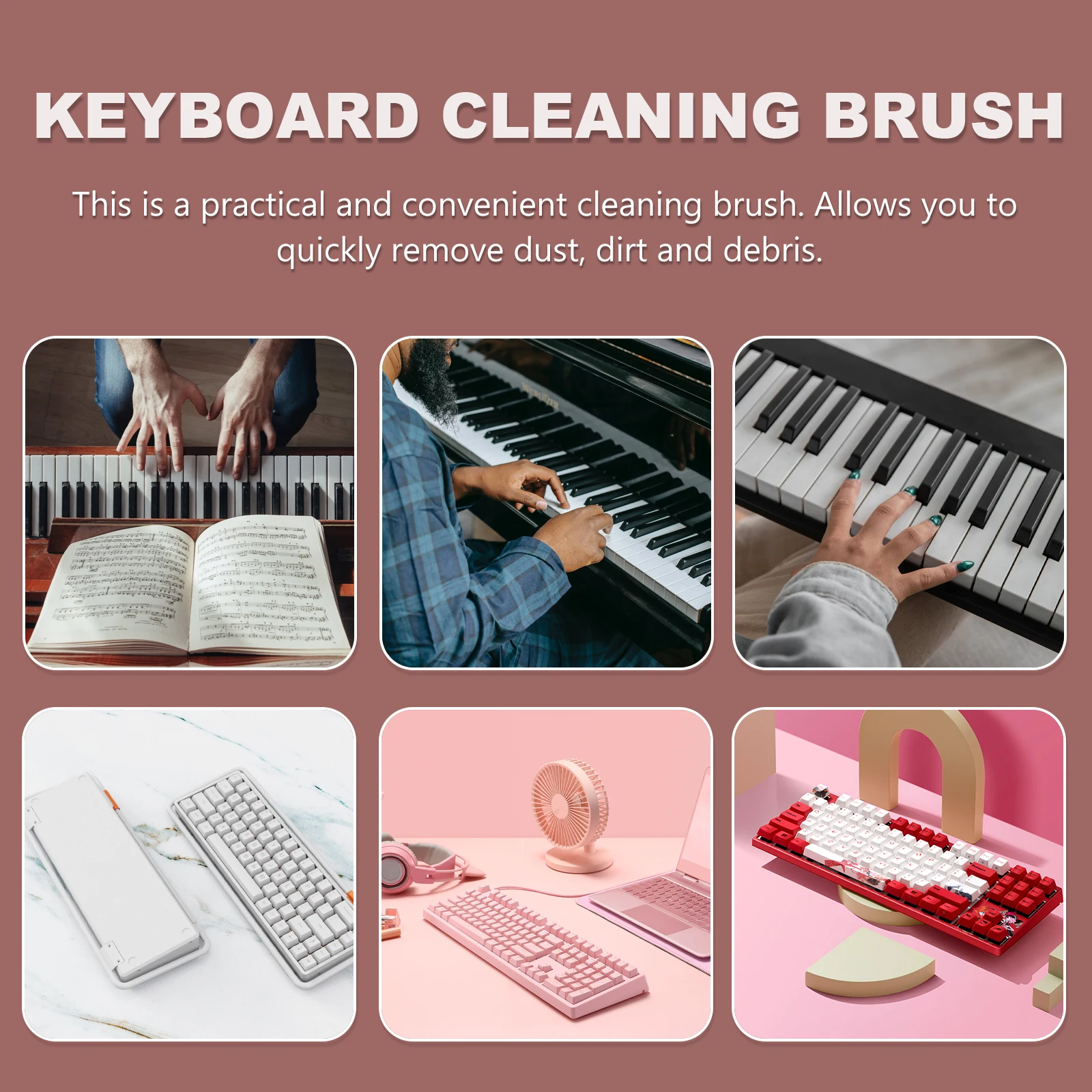 

Cleaning Brush Piano Computer Keyboard Furniture Accessory Cleaner Kit Tools