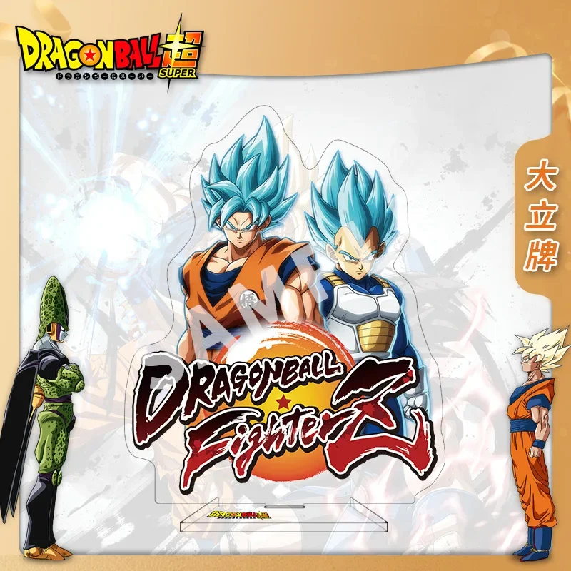 Anime Dragon Ball Goku Acryl Staande Bord Cartoon Super Saiyan Figuur Kaart Ornamenten Karakter Acryl Stand Model Decoratie