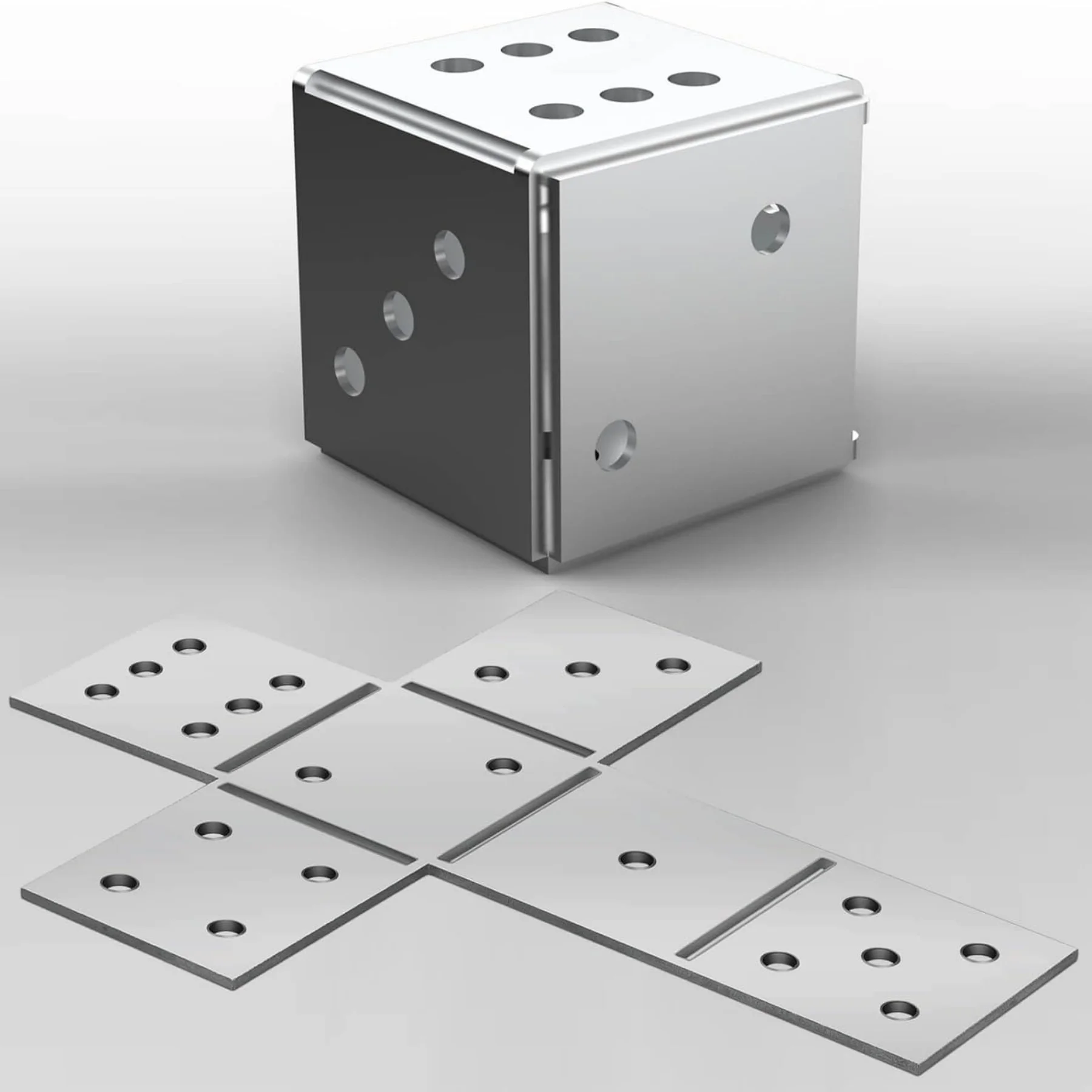 1pc Welding Tool Kit Dice Welding Sample Stainless Steel Welding Board DIY Cube TIG MIG Gas Arc Welding Practice Supplies