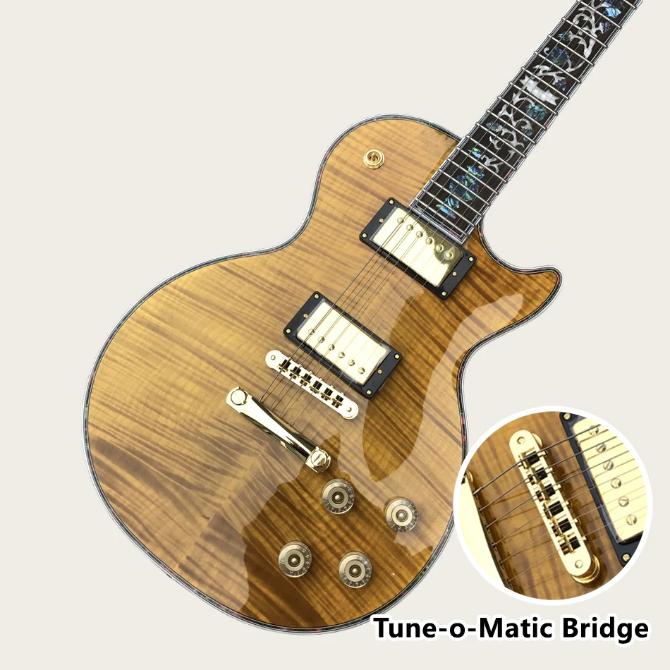 Made in China, LP High Quality Electric Guitar,Gold Hardware,Tune-o-Matic Bridge, free delivery