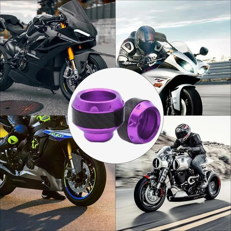 Front Fork Frame Sliders para Ciclomotor, Falling Protection Cup, Protetores Slider, Copos Absorventes de Choque, Acessórios Modificados, 2pcs