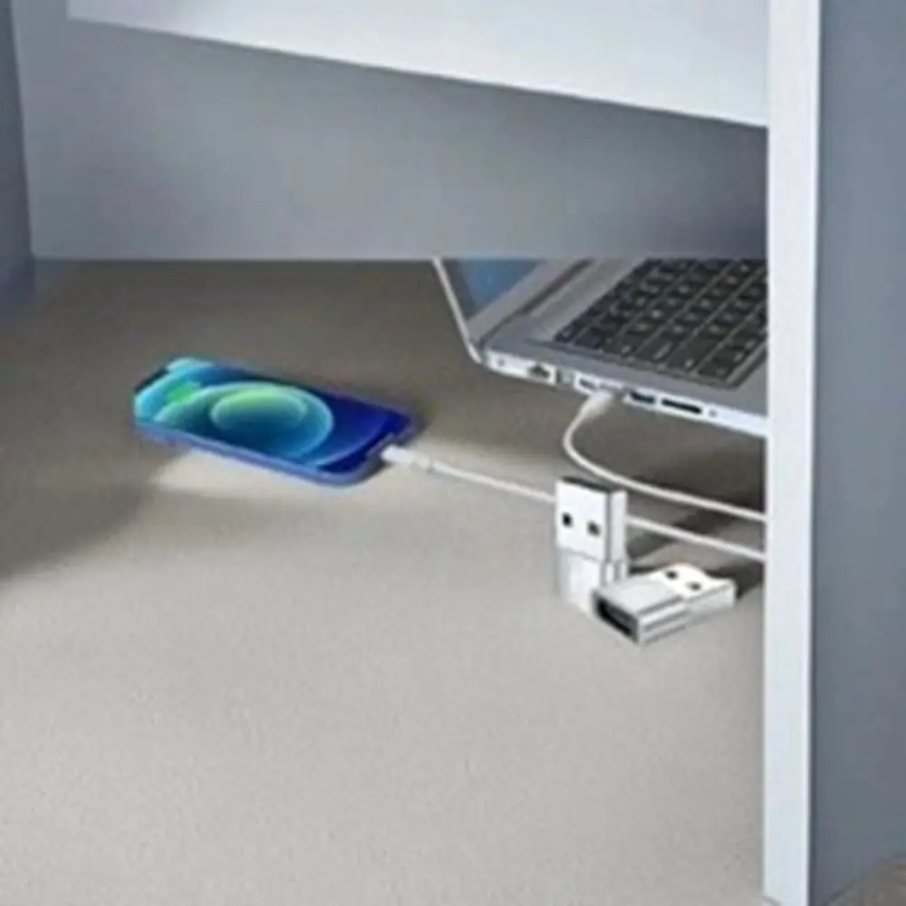 5pcs Aluminium Alloy USB Type C Adapter Mini Portable OTG Data Adapter Universal Black USB Receiver Adapter Mobile Phone