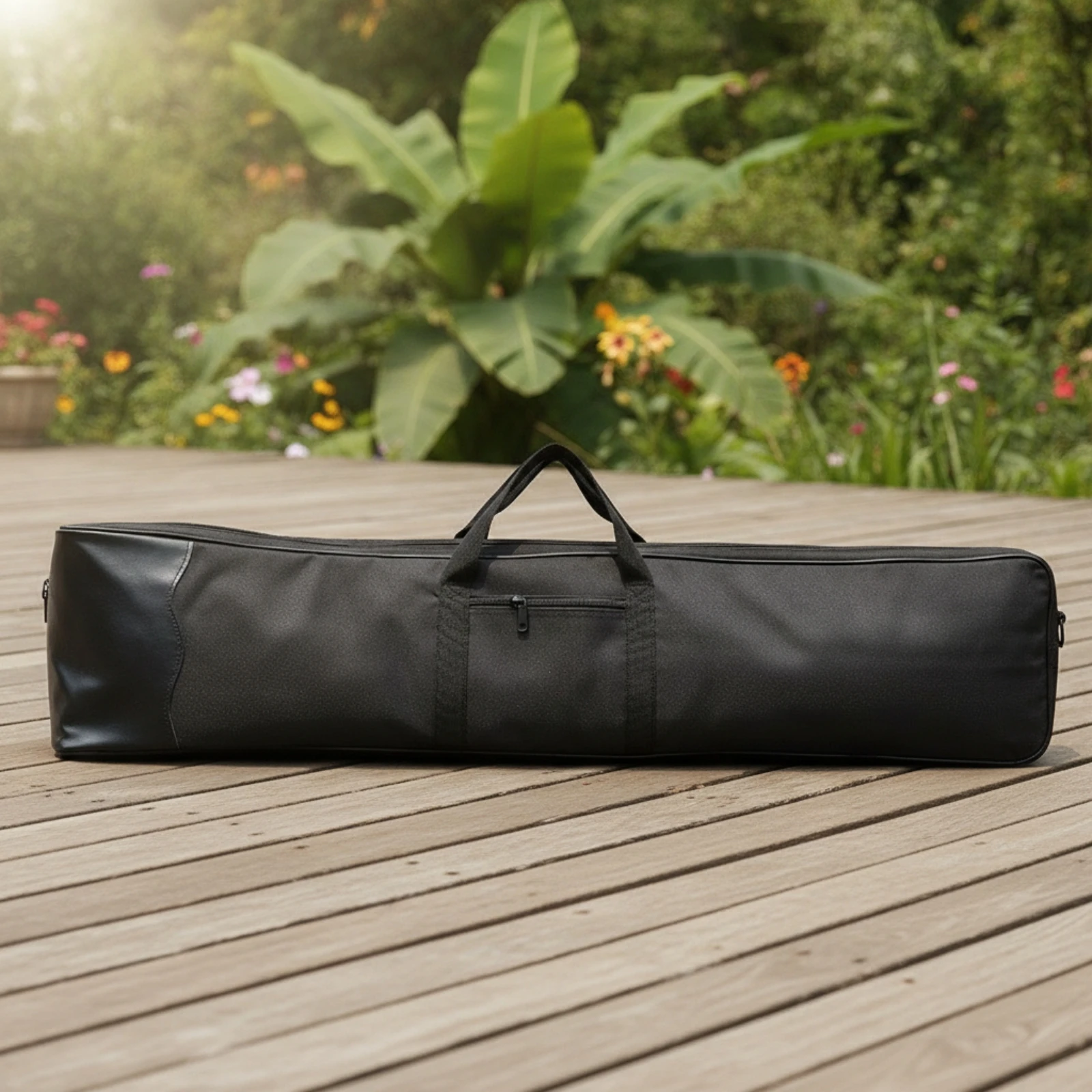 Guitar Bag with Front Pocket Water-Resistant Guitar Bag with Handle Instrument Case with Pocket Oxford Cloth Rectangular