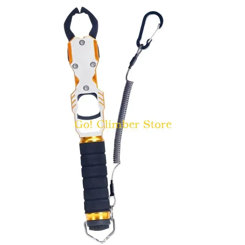 

Q84C Fishing Flat Tweezers Fishing Controllers Pliers Skidproof Fishing Lip Gripper