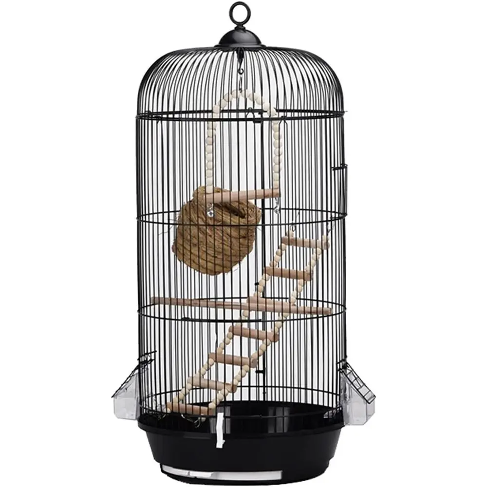 

Outdoor & Indoor Hanging Birdcage with Nest and Cover, Suitable for Travel and Garden Use
