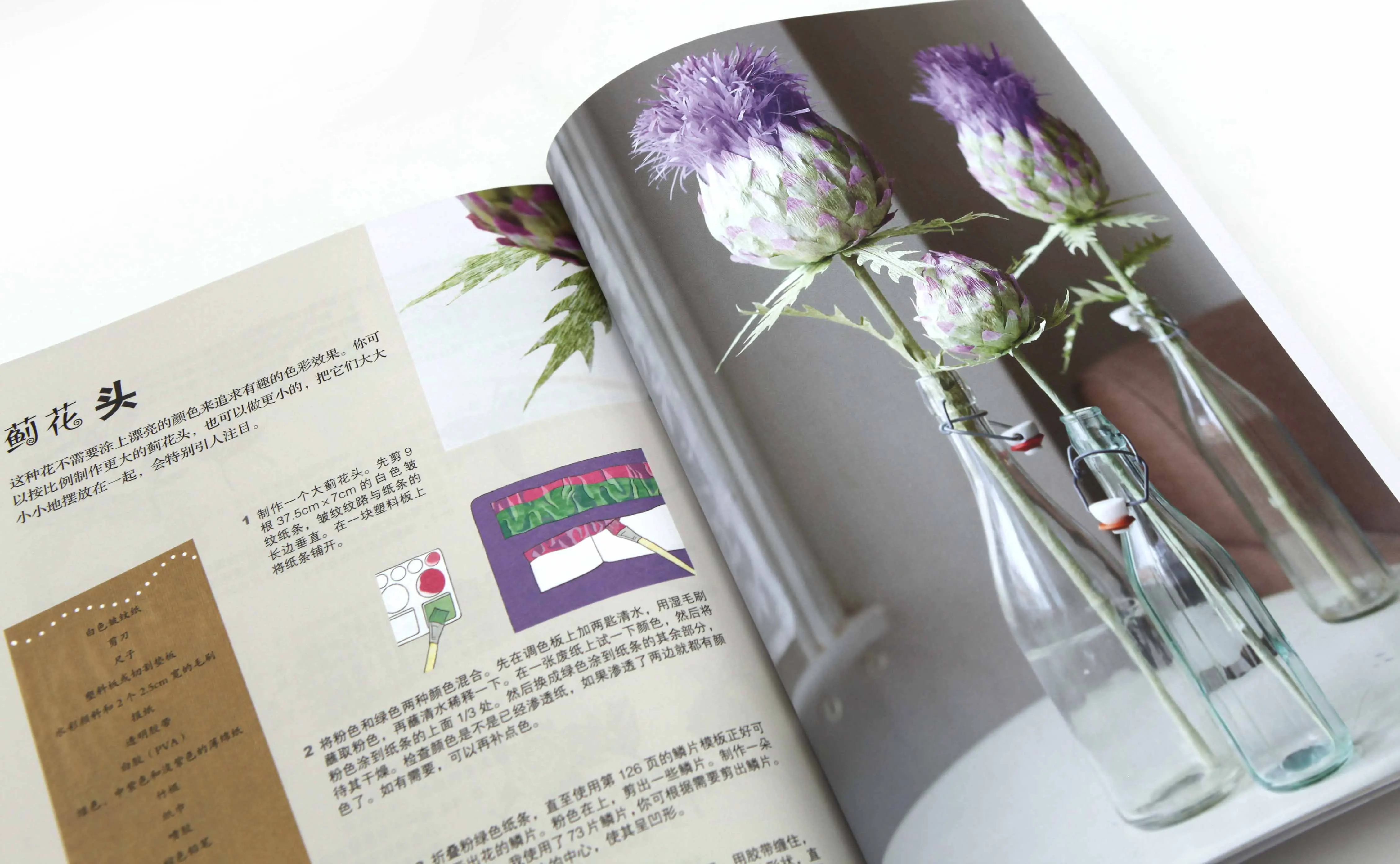 初心者向けペーパーフラワークラフトブック：家の装飾、ギフト、パーティーデコレーションのためのステップバイステップDIYチュートリアル