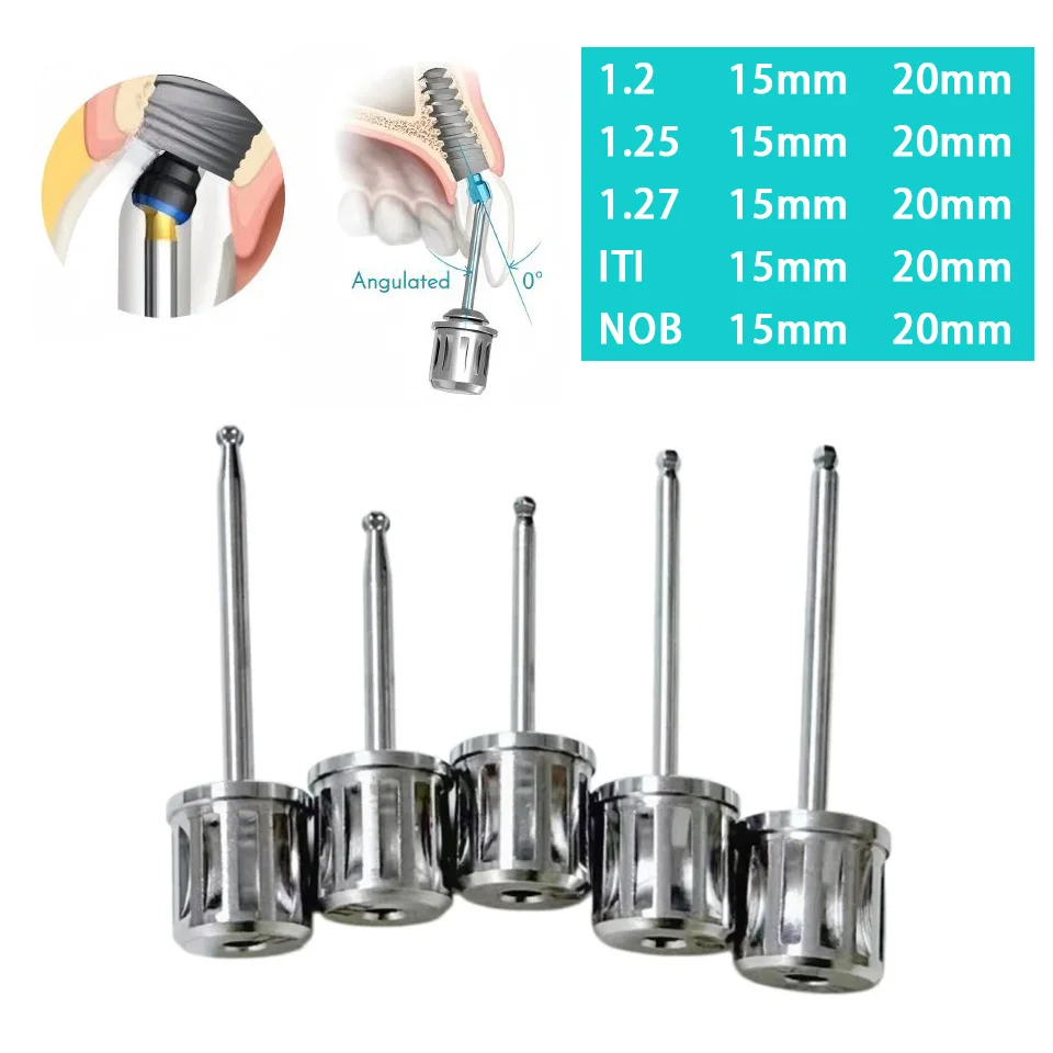 Dental Lab Angulated Screw Channel ASC Screwdriver 15mm 20mm for Implant Restoration fit Osstem MIS Dentium ITI NOB Systems Pro
