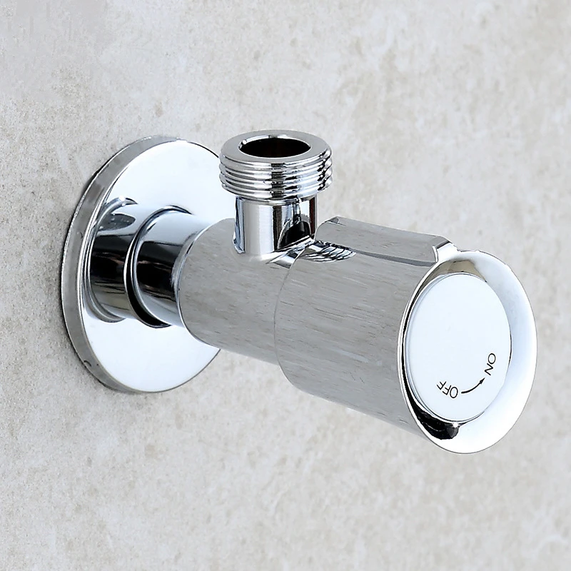 G1/2＂G3/4' Angle Valve Stainlss Steel One Into Two Out Water Controller Toilet Water Heater Fittings Multi-function Tap