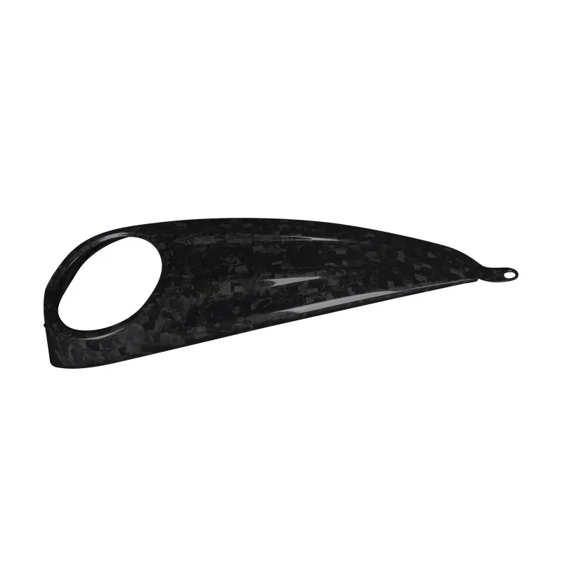 Hot selling Glossy Black Front Fuel Gauge Mailbox Trim Twill Carbon Fiber Motorcycle Fenders view 3