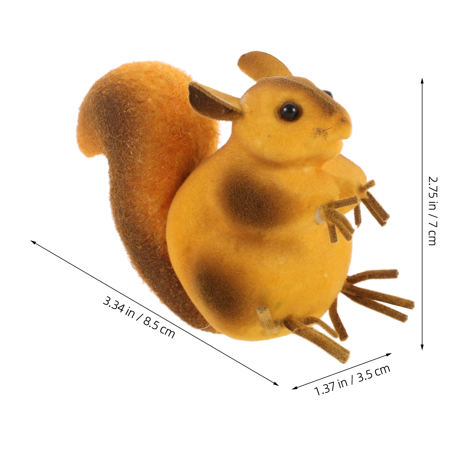 

Car Roof Decoration Antenna Topper Plastic Squirrel Shape Car Exterior Ornament Cartoon Animal Design Vehicle Antenna Decorative