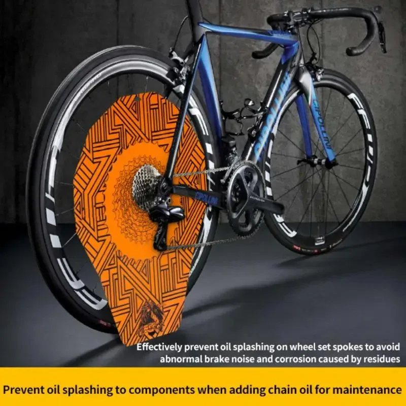 Bicycle Wash Cover Anti-grease Washing Disc Brake Hub Edge Protection Cover Anti Pollution Mountain Road Bike Clean Repair Tools image 4