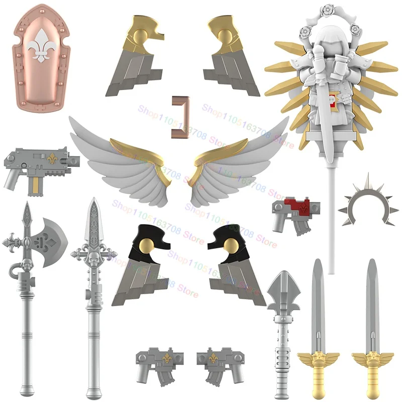 MY621-MY625 MOC blocs de construction Mini figurine d'action assemblage scène jouets fête d'anniversaire cadeau pour les enfants DY106