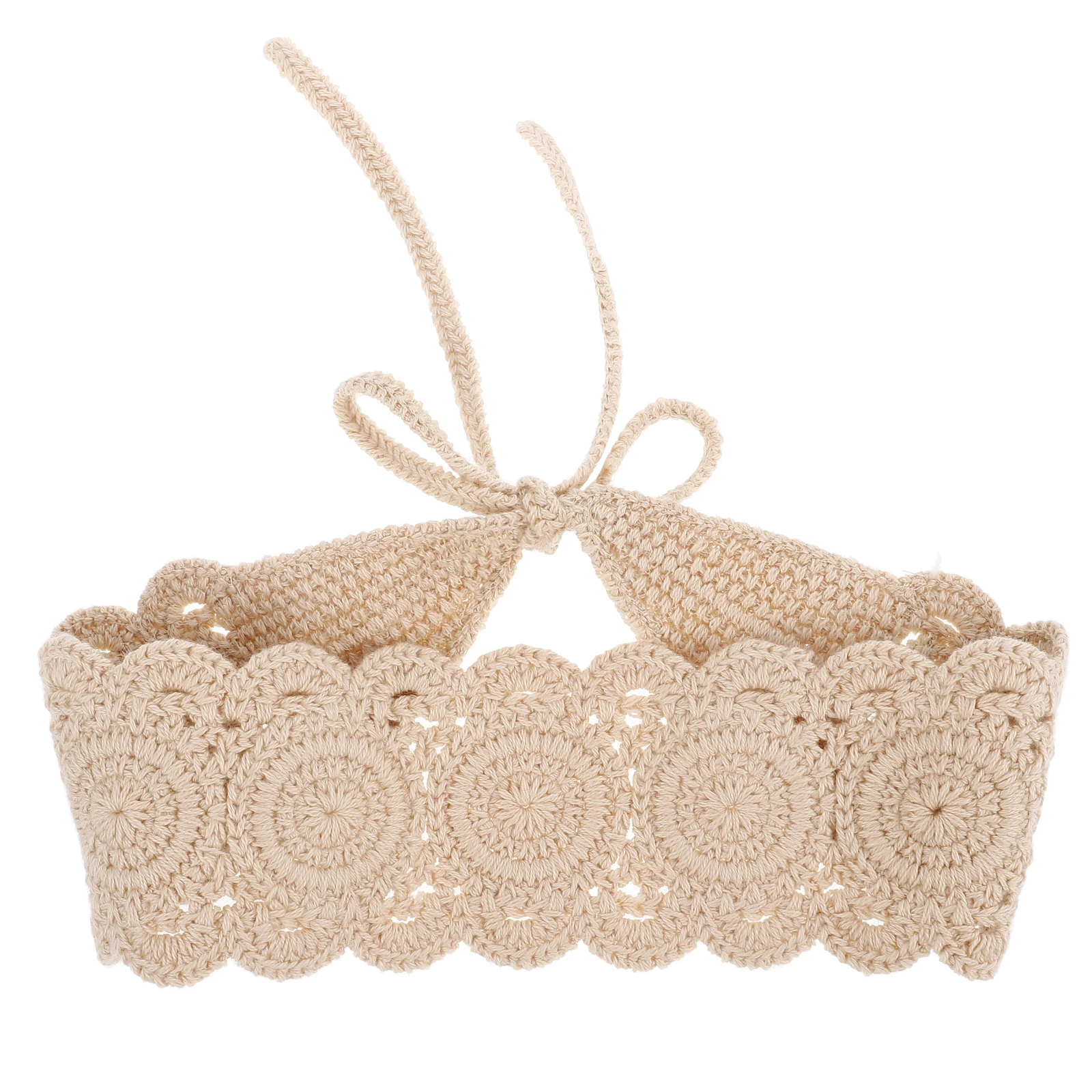 

Wide Edge Knitted Headscarf Hair Scarf For Crochet Bandanas For Women Women Lace Hair Scarf Bandanas Crochet Coverings