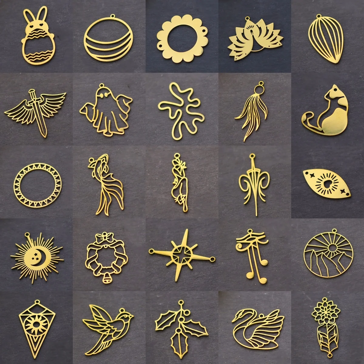 3-шт-подвески-«сделай-сам»-ласточка-рыба-кои-лебедь-золотой-кулон-из-нержавеющей-стали-для-браслетов-подвески-для-изготовления-ювелирных-изделий-полярная-звезда-солнце-оптом