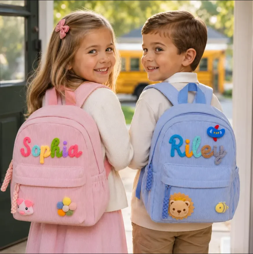 Personalized Toddler Backpack, Custom Kids Backpacks With Name Back To School Bag, Preschool School Bag Children's Birthday Gift