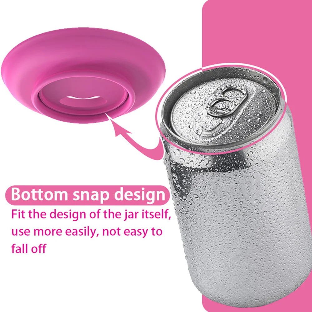 Snack Tray For Drink Cans Reusable Silicone Food Tray Snack Bowl With Straw Hole Snack Bowl Washable Convenient Serving Plates