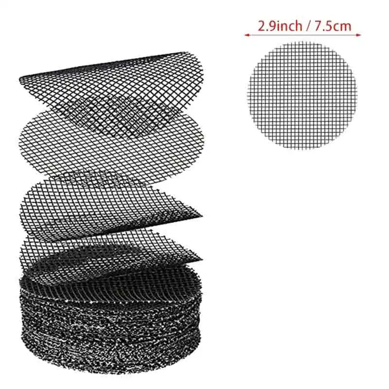 Potgat Mesh Pad Mat Raster Rond Afvoergat Scherm voor Potbodem Voorkom bodemverlies Anti Bonsai Bloem Plant Tuingereedschap