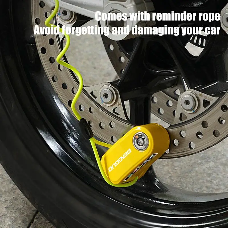 Hot Alarm Disc Brake Lock Anti Theft Security Lock Bike Anti-theft Wheel Disc Brake Lock For Motorcycle Bicycle Scooter view 5