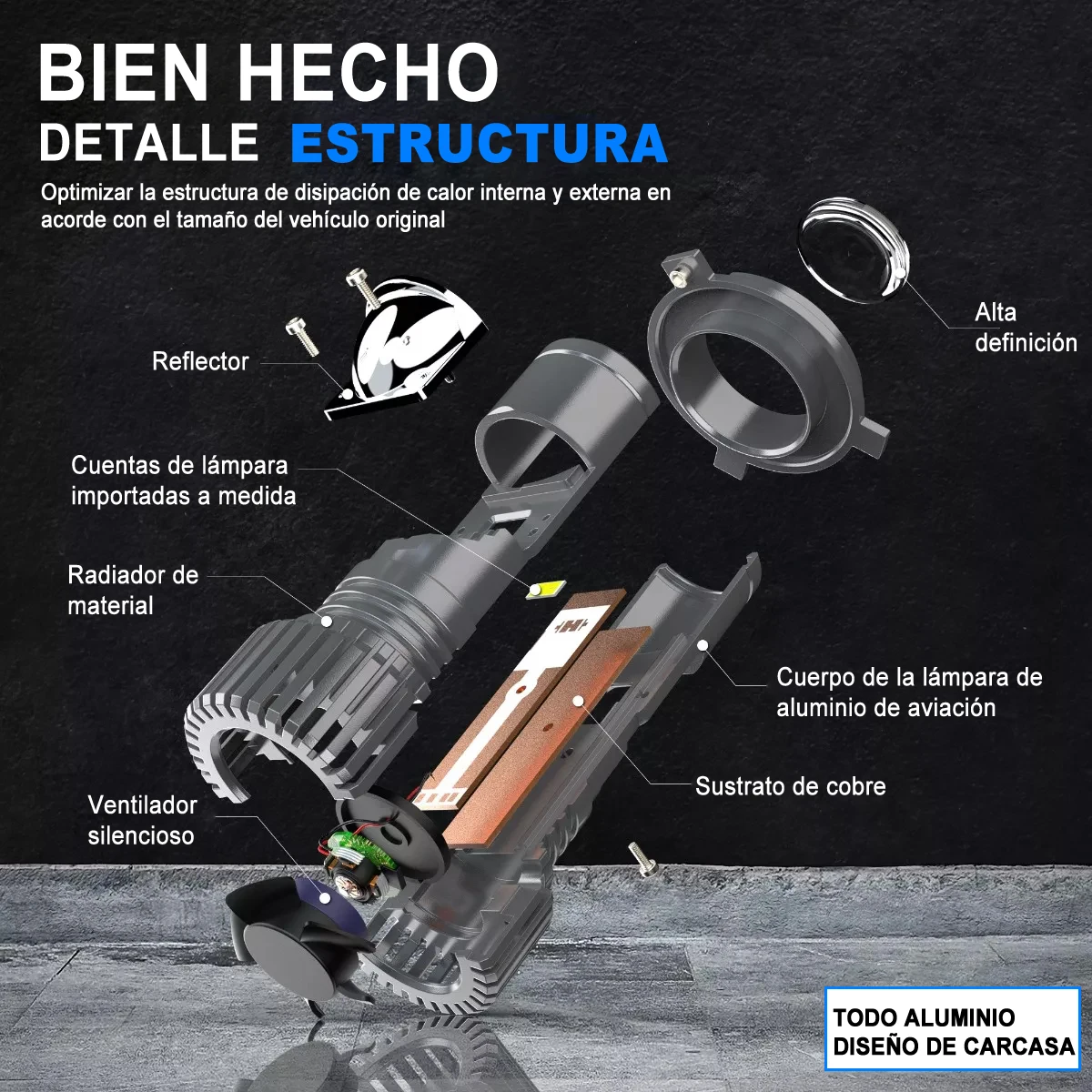 H4 LED Laser Lens LED H4 Mini Magnifier H4 Motorcycle Light Laser Headlight Bulb LED Lens Projector 120W 12V Car Lights 2pcs