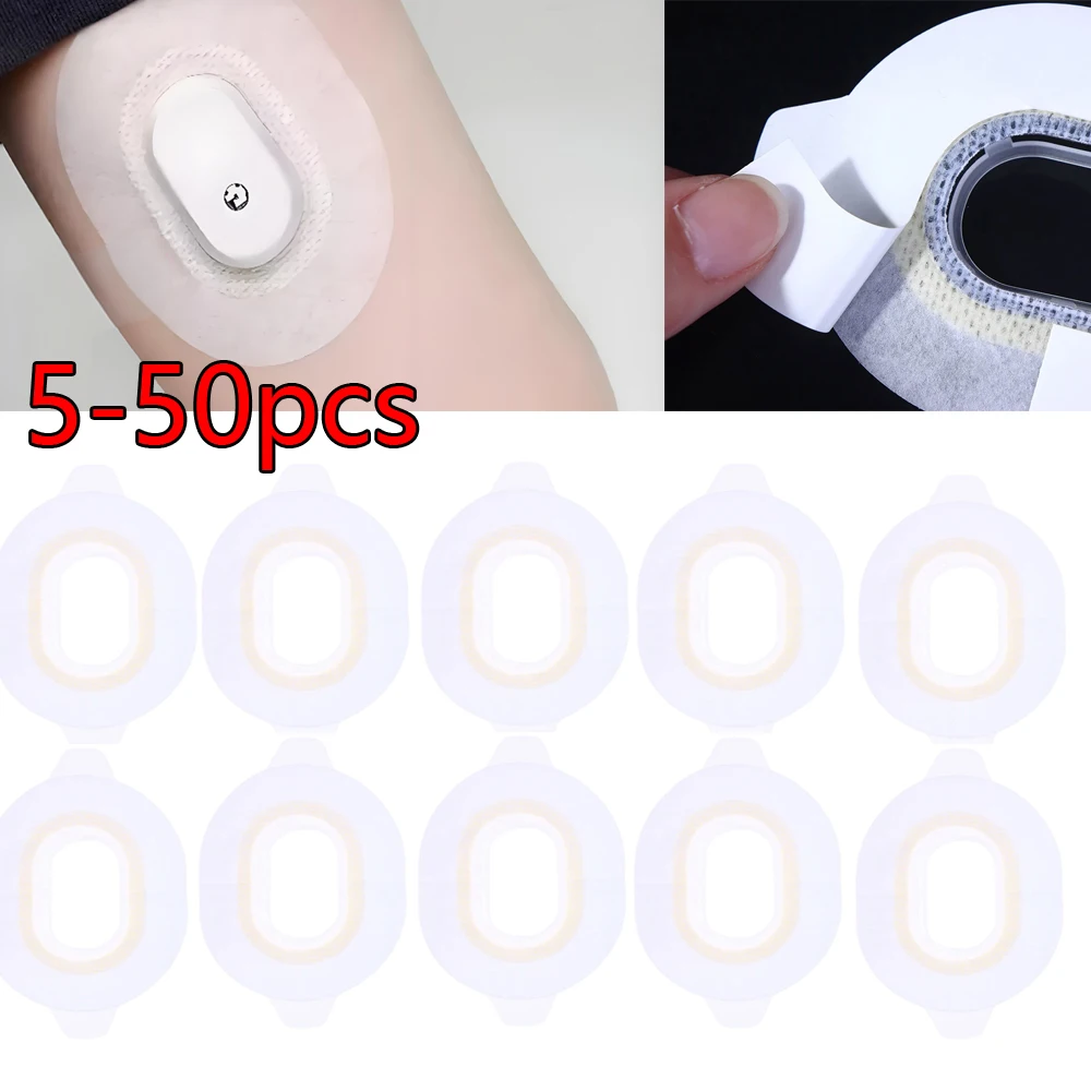 5-50pcs Adhesive Tape Waterproof Adhesive Sensor Bathroom Swimming Sports Adhesive Anti-drop Fixed Sticker