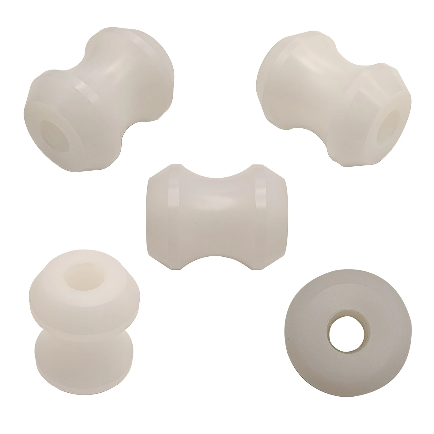 Custom turning and drilling of plastic nylon pulleys Professional CNC machining manufacturer of wheels and rollers