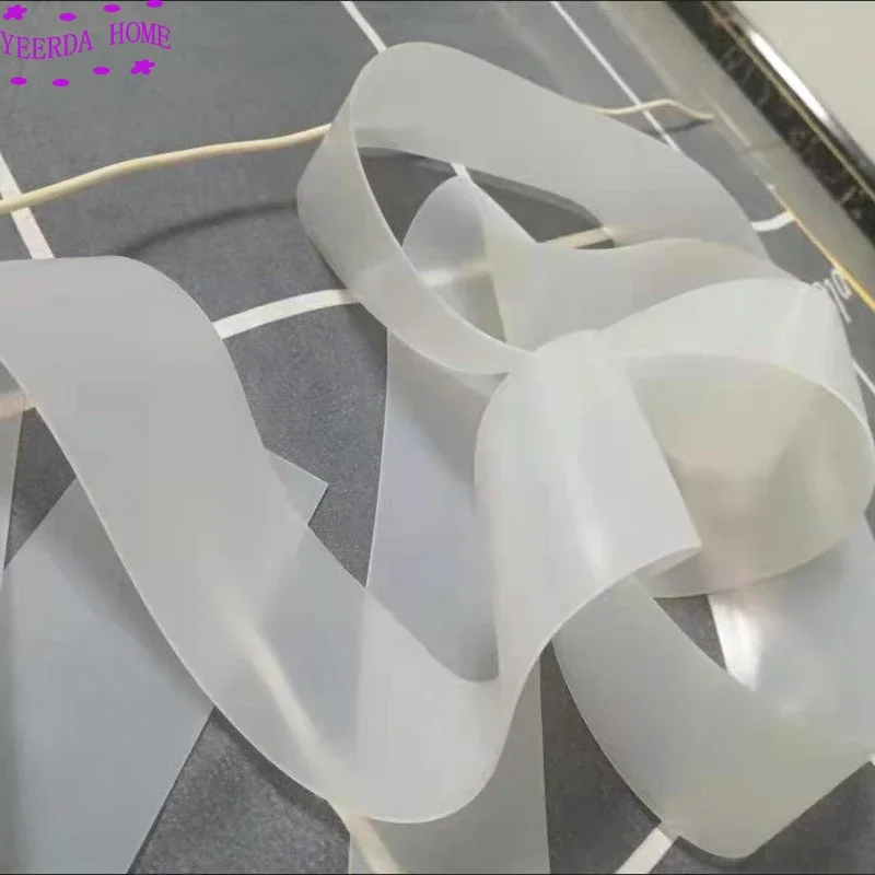 

Thin 1mm 2mm silicone strip Anti collision solid strip of sealing machine High temperature resistant anti slip 5meter