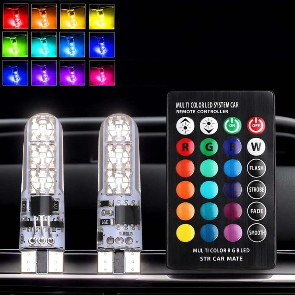 

​ ​ Светодиодное освещение салона автомобиля с дистанционным управлением, беспроводное украшение для ног на крыше с автоматическим управлением ​ ​